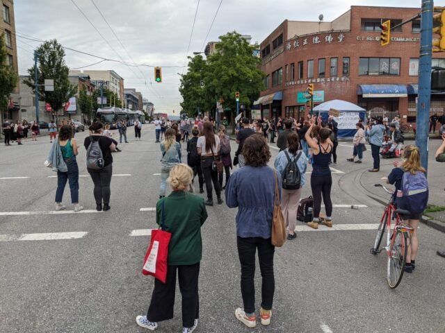Drug User Liberation Front Safe Supply Rally People on the street