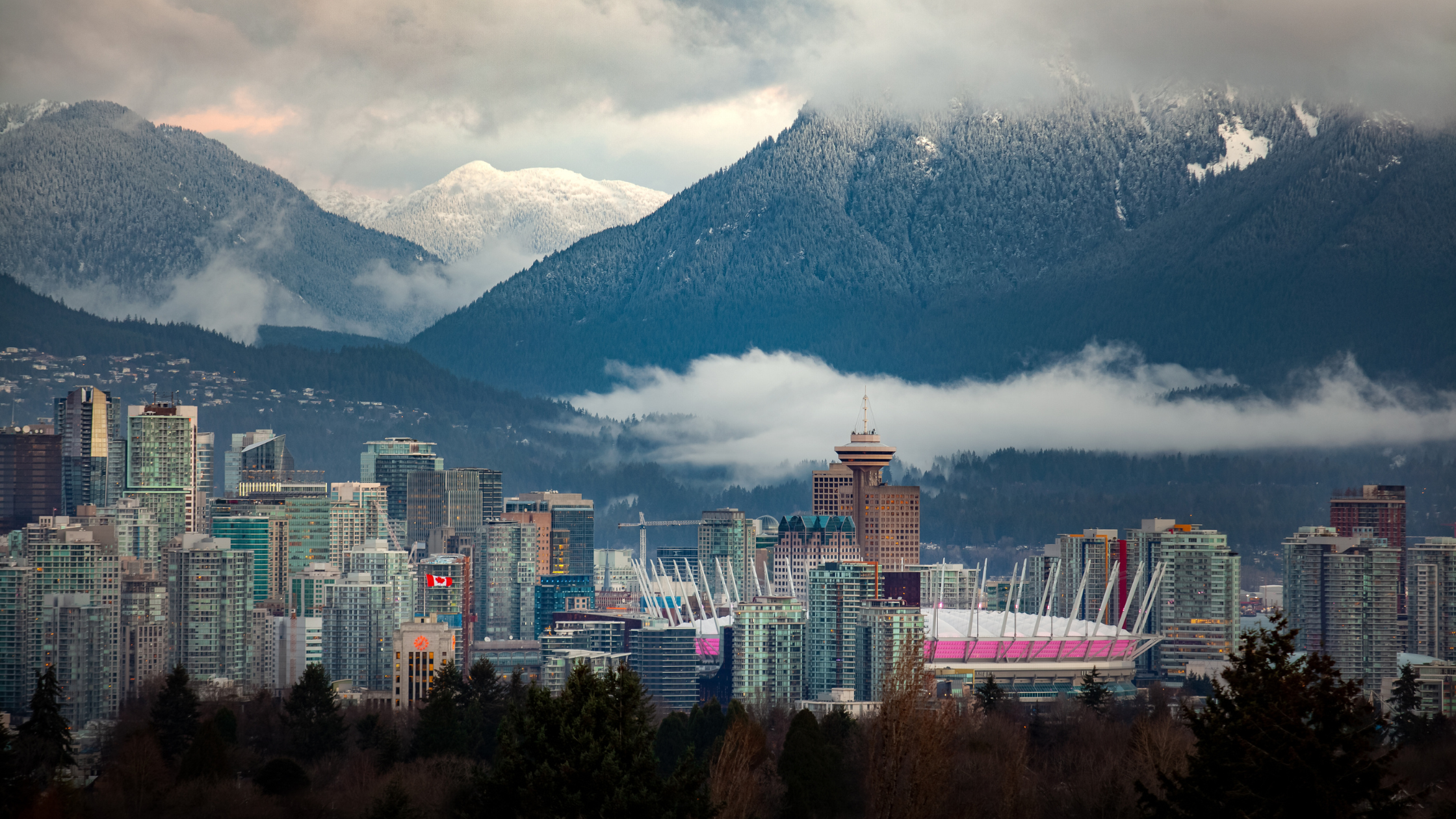 A view of downtown Vancouver